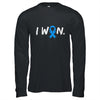 I Won Survivor Diabetes Awareness Warrior Blue Ribbon Shirt & Hoodie | siriusteestore