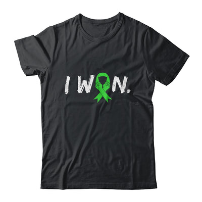 I Won Survivor Lymphoma Awareness Warrior Green Ribbon Shirt & Hoodie | siriusteestore