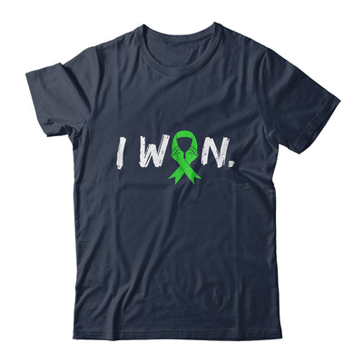 I Won Survivor Lymphoma Awareness Warrior Green Ribbon Shirt & Hoodie | siriusteestore