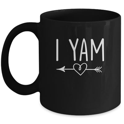I Yam Shes My Sweet Potato Set Couples Matching Thanksgiving Mug | siriusteestore