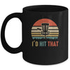 I'd Hit That Disc Golf Vintage Sunset Funny Father's Day Mug | siriusteestore