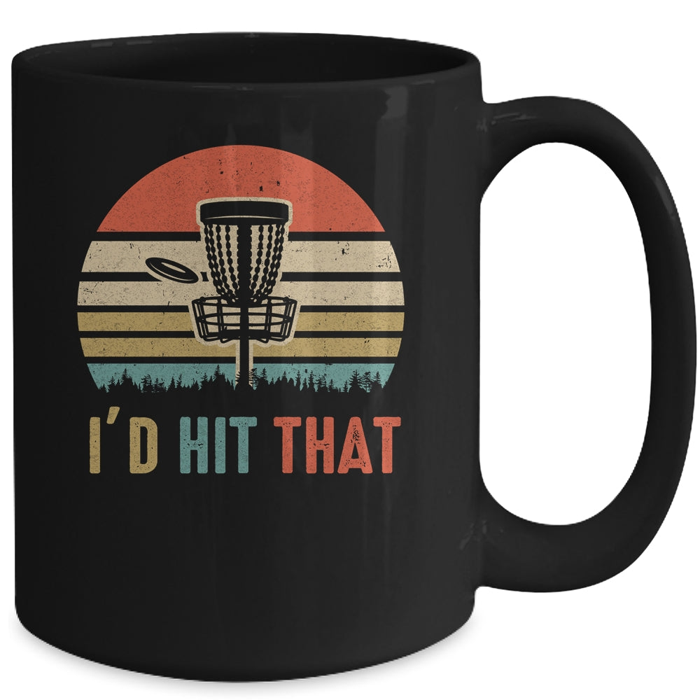 I'd Hit That Disc Golf Vintage Sunset Funny Father's Day Mug | siriusteestore