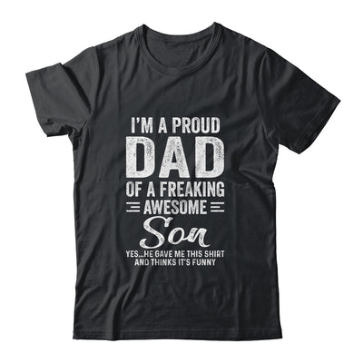 I'm A Dad Of An Awesome Son Fathers Day Shirt & Hoodie | siriusteestore