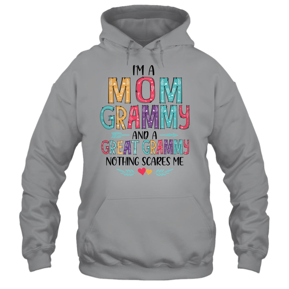 I'm A Mom Grammy And A Great Grandma Nothing Scares Me Shirt & Hoodie | siriusteestore