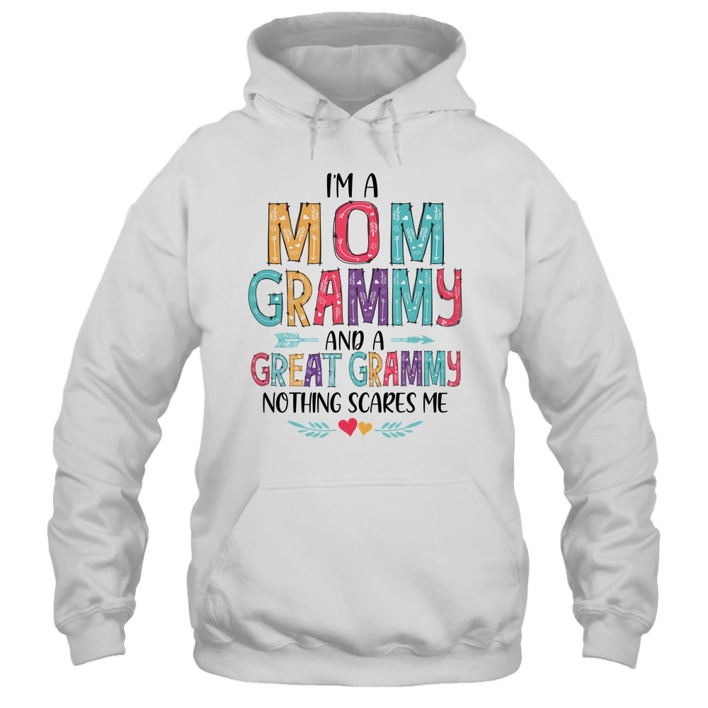 I'm A Mom Grammy And A Great Grandma Nothing Scares Me Shirt & Hoodie | siriusteestore