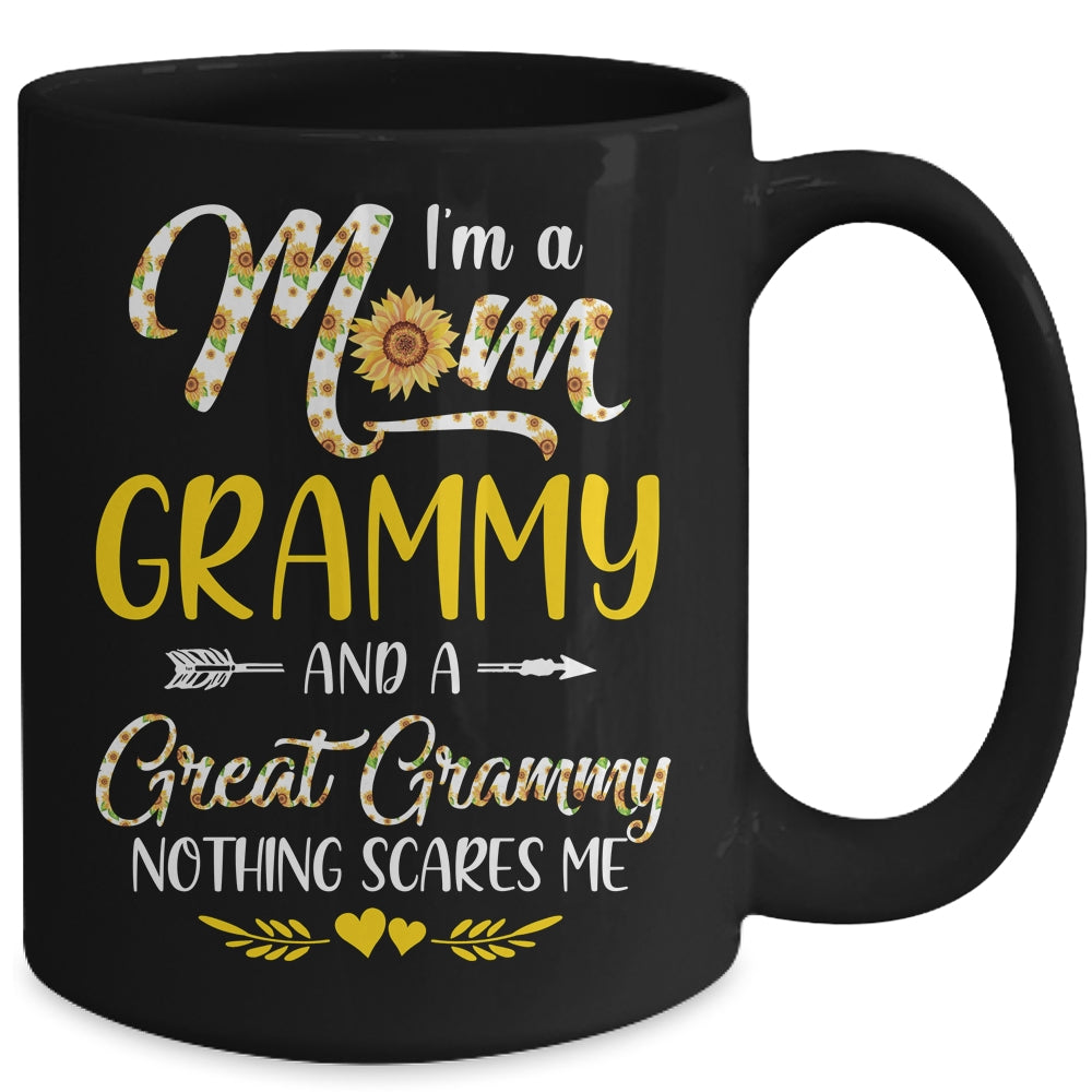 I'm A Mom Grammy Great Nothing Scares Me Mothers Day Mug | siriusteestore