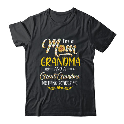 I'm A Mom Grandma Great Nothing Scares Me Mothers Day Shirt & Tank Top | siriusteestore