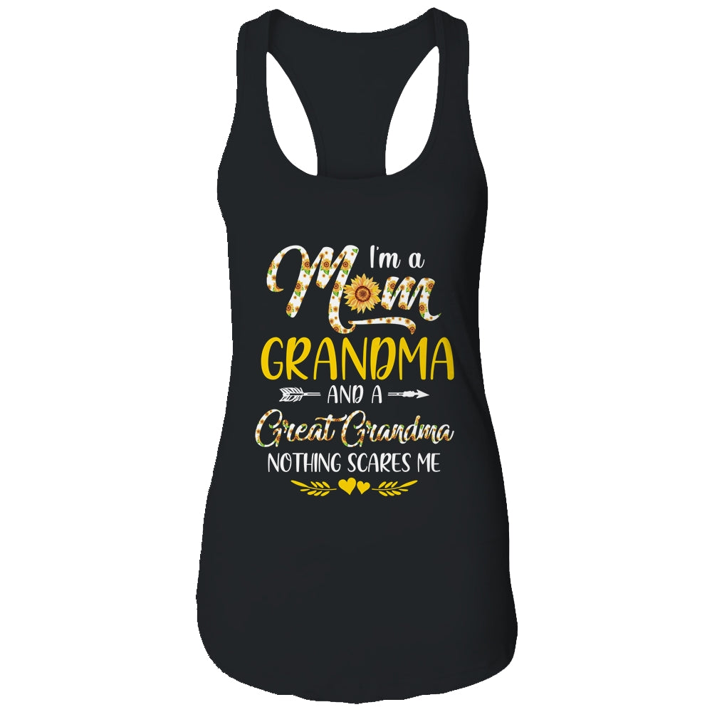 I'm A Mom Grandma Great Nothing Scares Me Mothers Day Shirt & Tank Top | siriusteestore