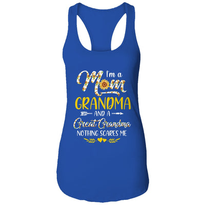 I'm A Mom Grandma Great Nothing Scares Me Mothers Day Shirt & Tank Top | siriusteestore