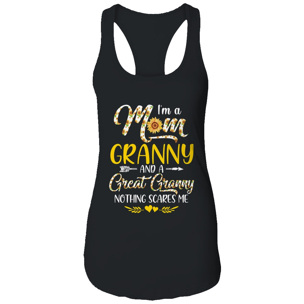 I'm A Mom Granny Great Nothing Scares Me Mothers Day Shirt & Tank Top | siriusteestore