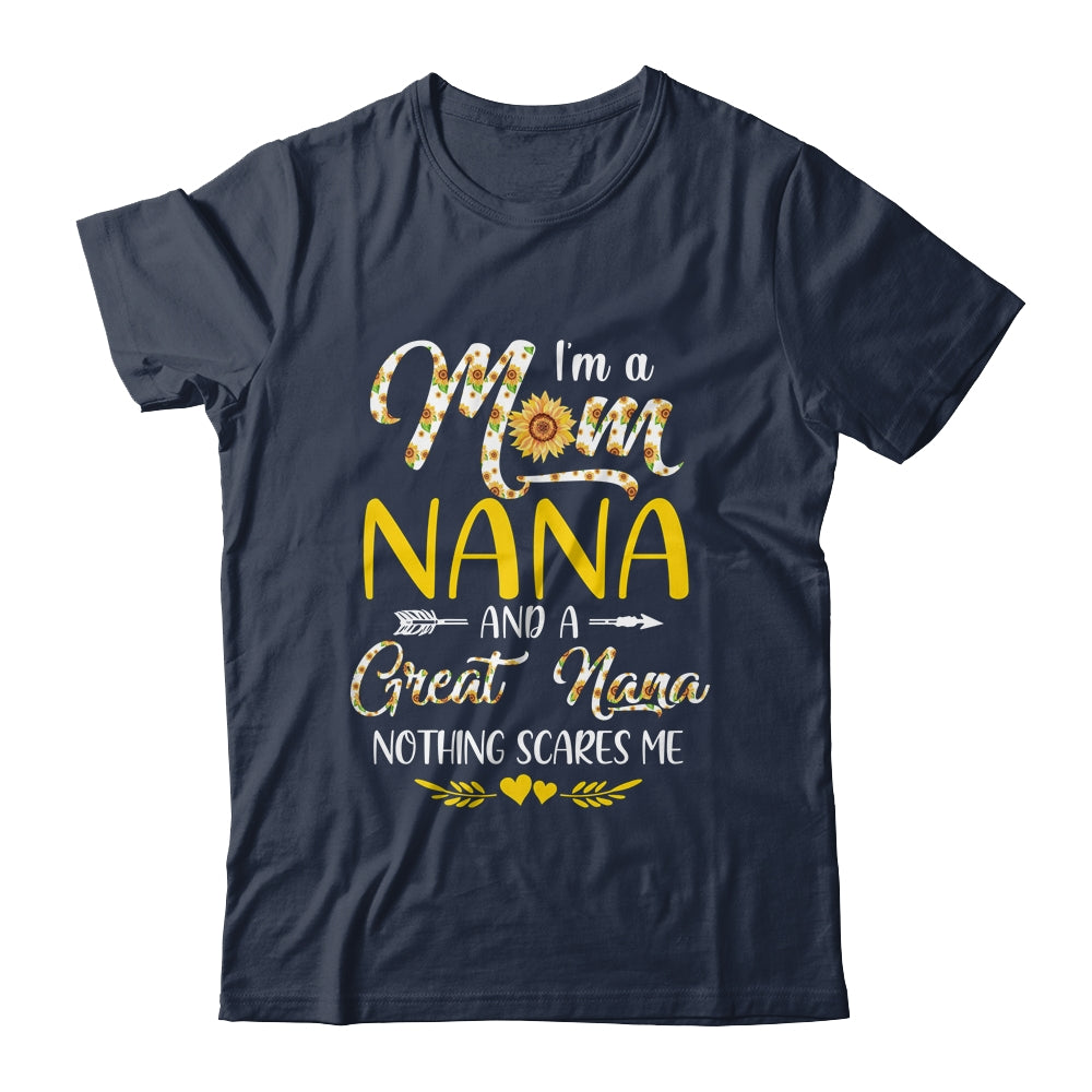 I'm A Mom Nana Great Nothing Scares Me Mothers Day Shirt & Tank Top | siriusteestore
