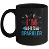 I'm His Sparkler His And Her 4th Of July Matching Couples Mug | siriusteestore