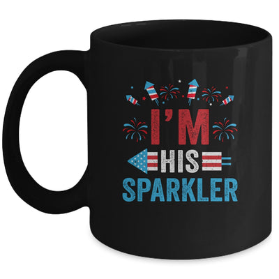 I'm His Sparkler His And Her 4th Of July Matching Couples Mug | siriusteestore