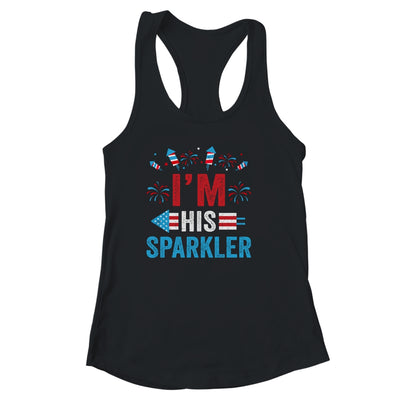 I'm His Sparkler His And Her 4th Of July Matching Couples Shirt & Tank Top | siriusteestore