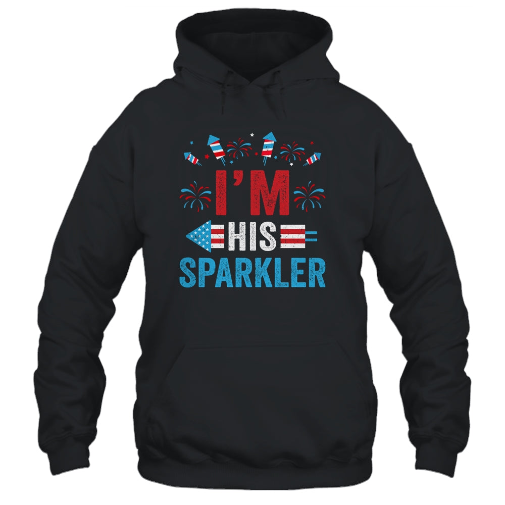I'm His Sparkler His And Her 4th Of July Matching Couples Shirt & Tank Top | siriusteestore
