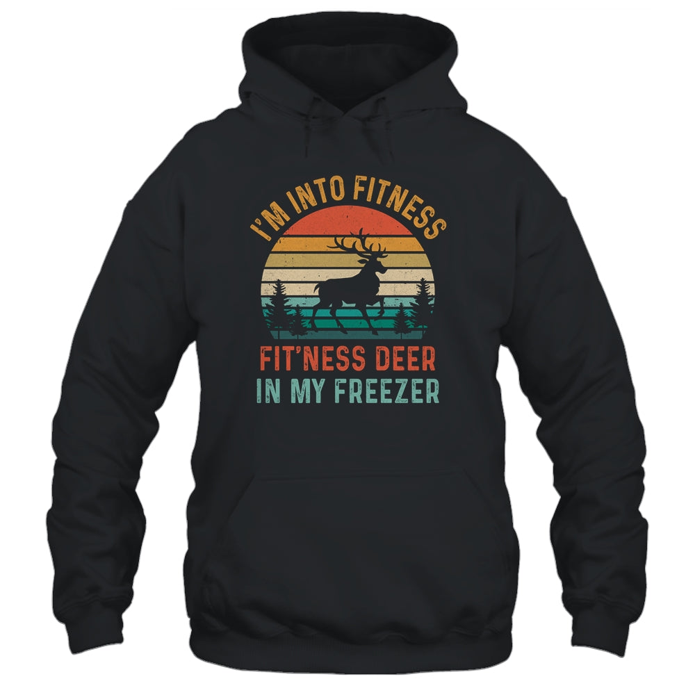 I'm Into Fitness Fit'Ness Whole Deer In My Freezer Vintage Shirt & Hoodie | siriusteestore