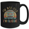 I'm Not Old I'm Classic Funny Music Cassette Vintage Mug | siriusteestore
