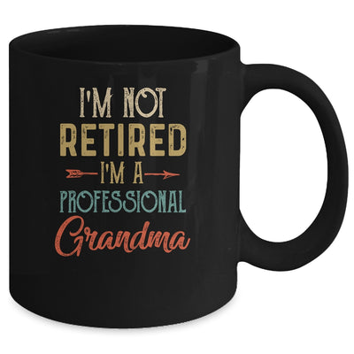 I'm Not Retired A Professional Grandma Mothers Day Vintage Mug | siriusteestore