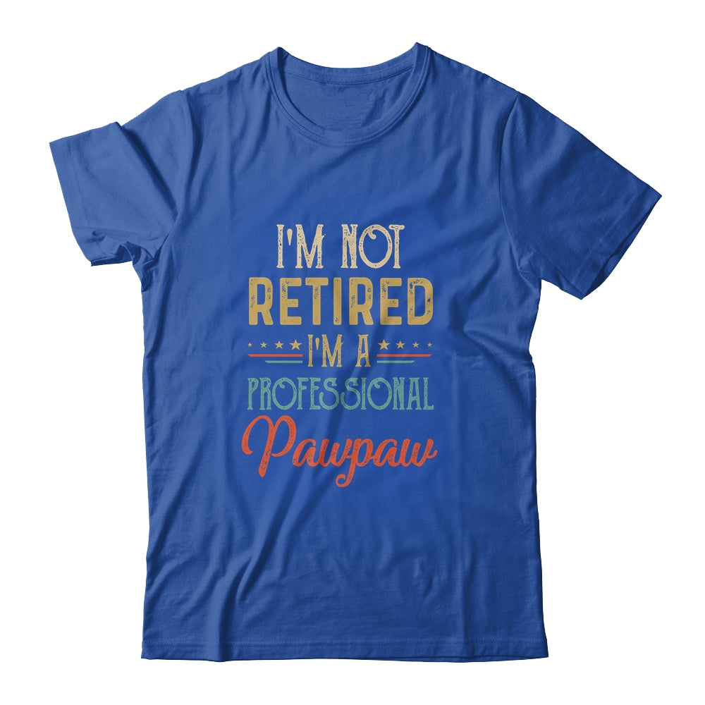 I'm Not Retired A Professional Pawpaw Father Day Vintage Shirt & Hoodie | siriusteestore