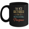 I'm Not Retired A Professional Pawpaw Father Day Vintage Mug | siriusteestore