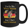 I'm On My Wurst Behavior And I Don't Give A Schnitzel Mug | siriusteestore