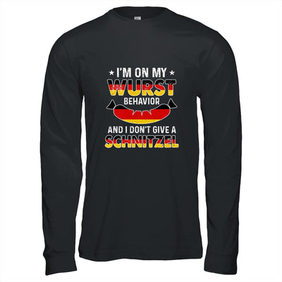 I'm On My Wurst Behavior I Don't Give Schnitzel Oktoberfest Shirt & Hoodie | siriusteestore