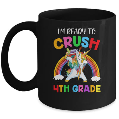 I'm Ready To Crush 4th Grade Unicorn Back To School Mug | siriusteestore