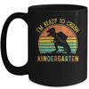 I'm Ready To Crush Kindergarten T Rex Dinosaur Back to School Boys Mug | siriusteestore