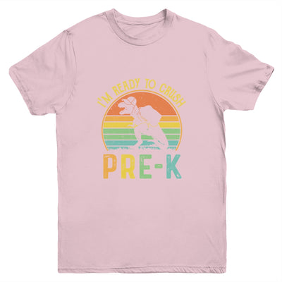 I'm Ready To Crush Pre-K T Rex Dinosaur Back to School Boys Youth Shirt | siriusteestore