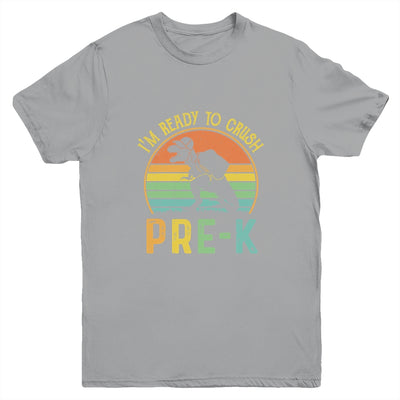 I'm Ready To Crush Pre-K T Rex Dinosaur Back to School Boys Youth Shirt | siriusteestore