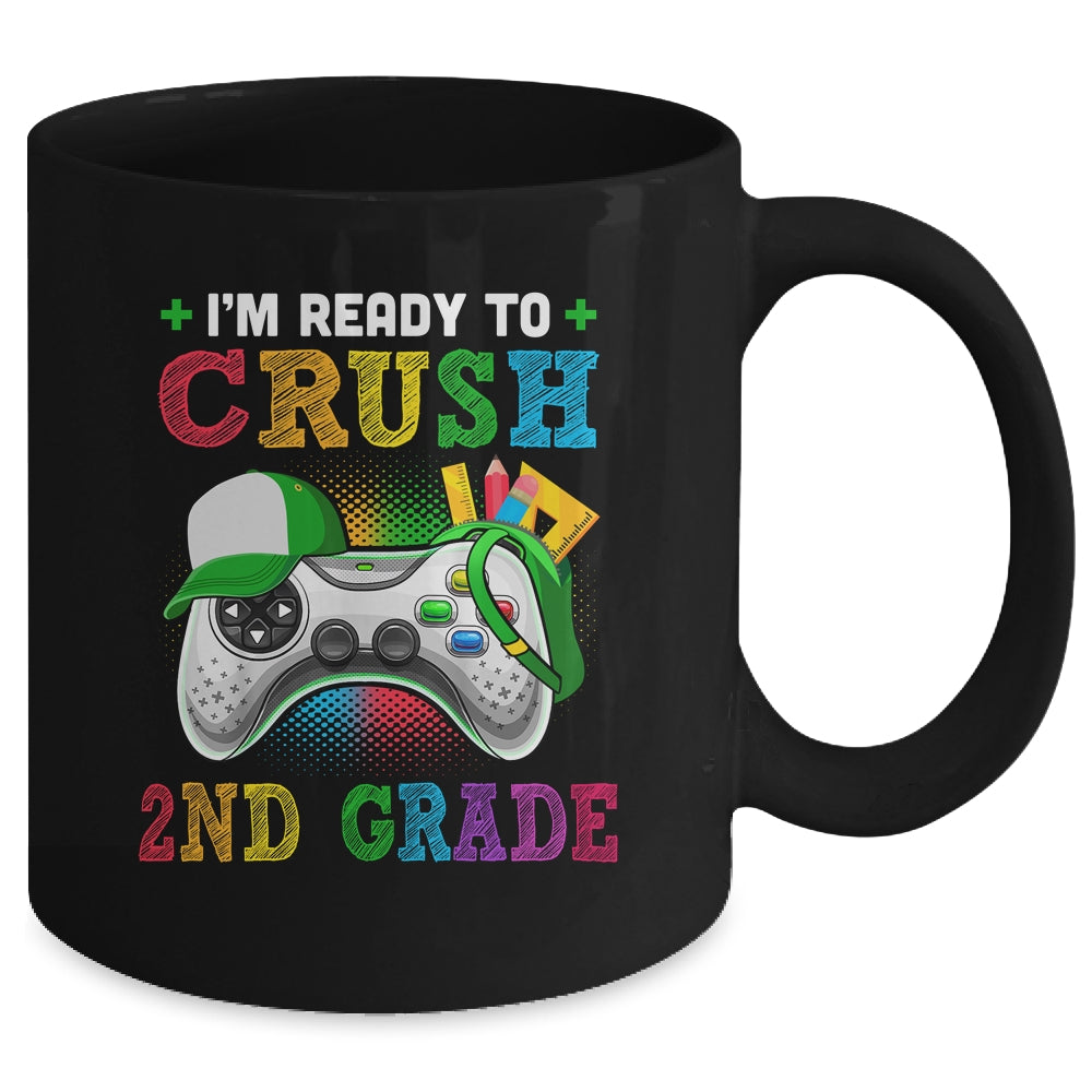 I'm Ready to Crush 2nd Grade Back to School Video Game Boys Mug | siriusteestore