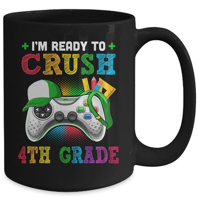 I'm Ready to Crush 4th Grade Back to School Video Game Boys Mug | siriusteestore
