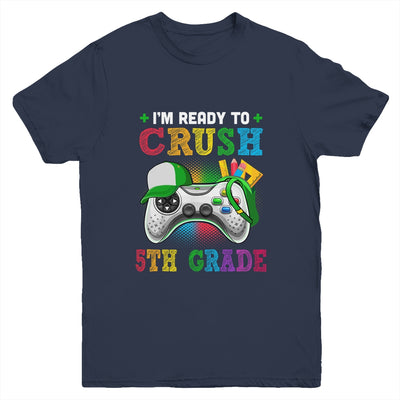 I'm Ready to Crush 5th Grade Back to School Video Game Boys Youth Shirt | siriusteestore