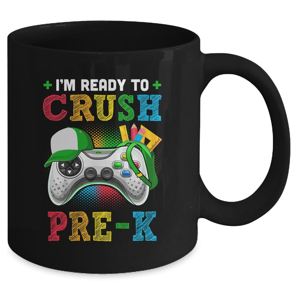 I'm Ready to Crush Pre-K Back to School Video Game Boys Mug | siriusteestore