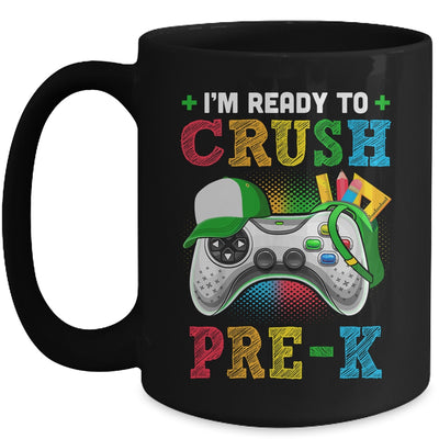 I'm Ready to Crush Pre-K Back to School Video Game Boys Mug | siriusteestore