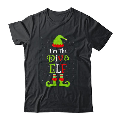 I'm The Diva Elf Family Matching Funny Christmas Group Gift Shirt & Sweatshirt | siriusteestore