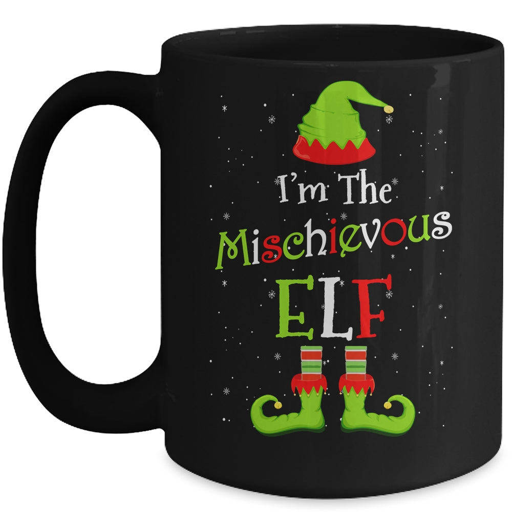 I'm The Mischievous Elf Family Matching Funny Christmas Group Gift Mug | siriusteestore