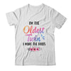 I'm The Oldest Twin I Make The Rules Funny Older Floral Shirt & Tank Top | siriusteestore