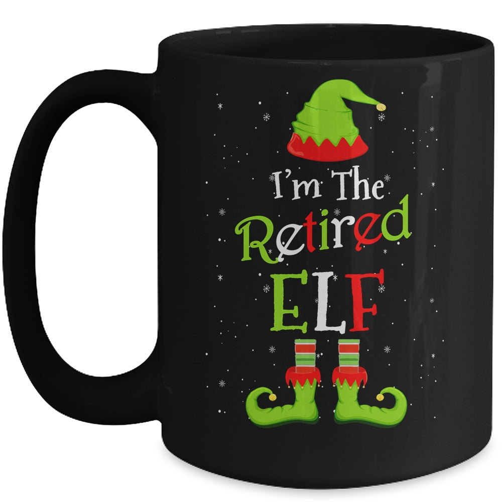 I'm The Retired Elf Family Matching Funny Christmas Group Gift Mug | siriusteestore