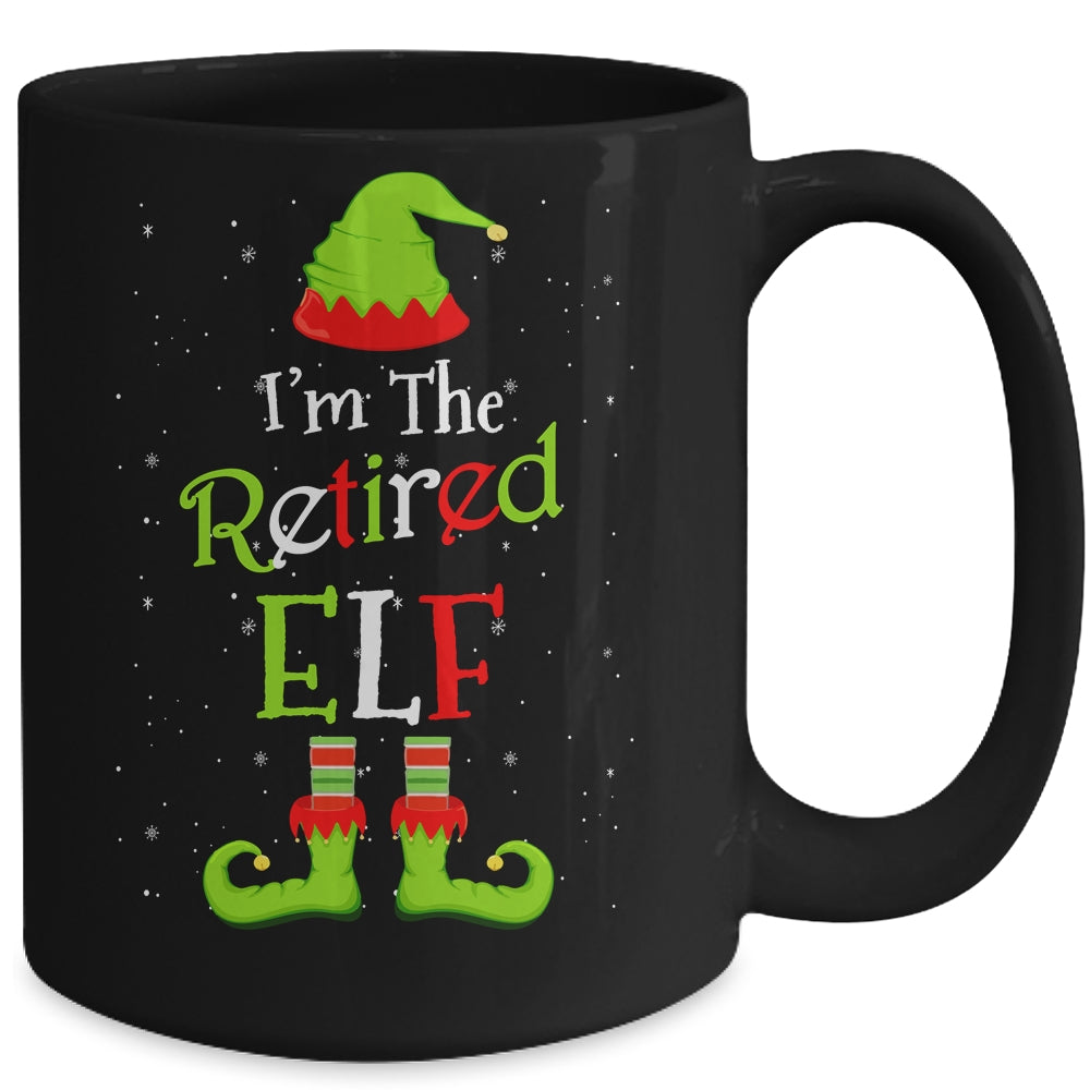 I'm The Retired Elf Family Matching Funny Christmas Group Gift Mug | siriusteestore