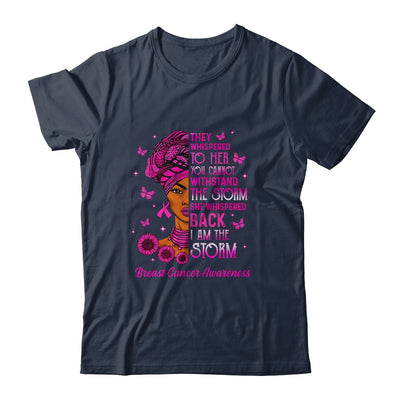 I'm The Storm Black Women Breast Cancer Survivor Pink Ribbon Shirt & Hoodie | siriusteestore