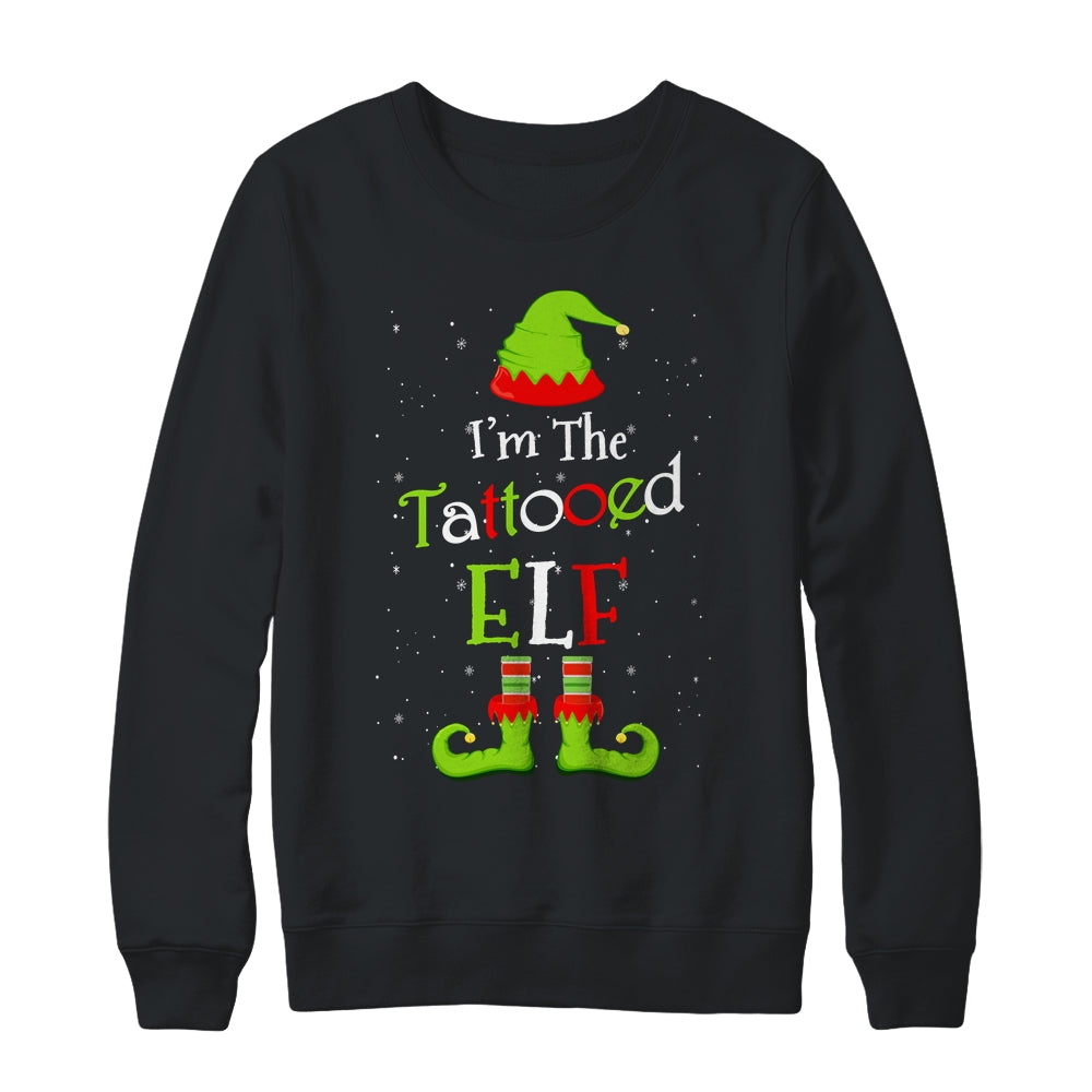 I'm The Tattooed Elf Family Matching Funny Christmas Group Gift Shirt & Sweatshirt | siriusteestore