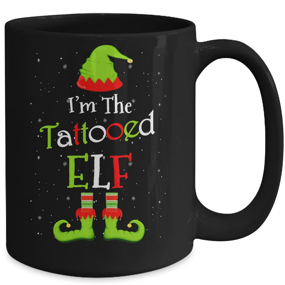 I'm The Tattooed Elf Family Matching Funny Christmas Group Gift Mug | siriusteestore