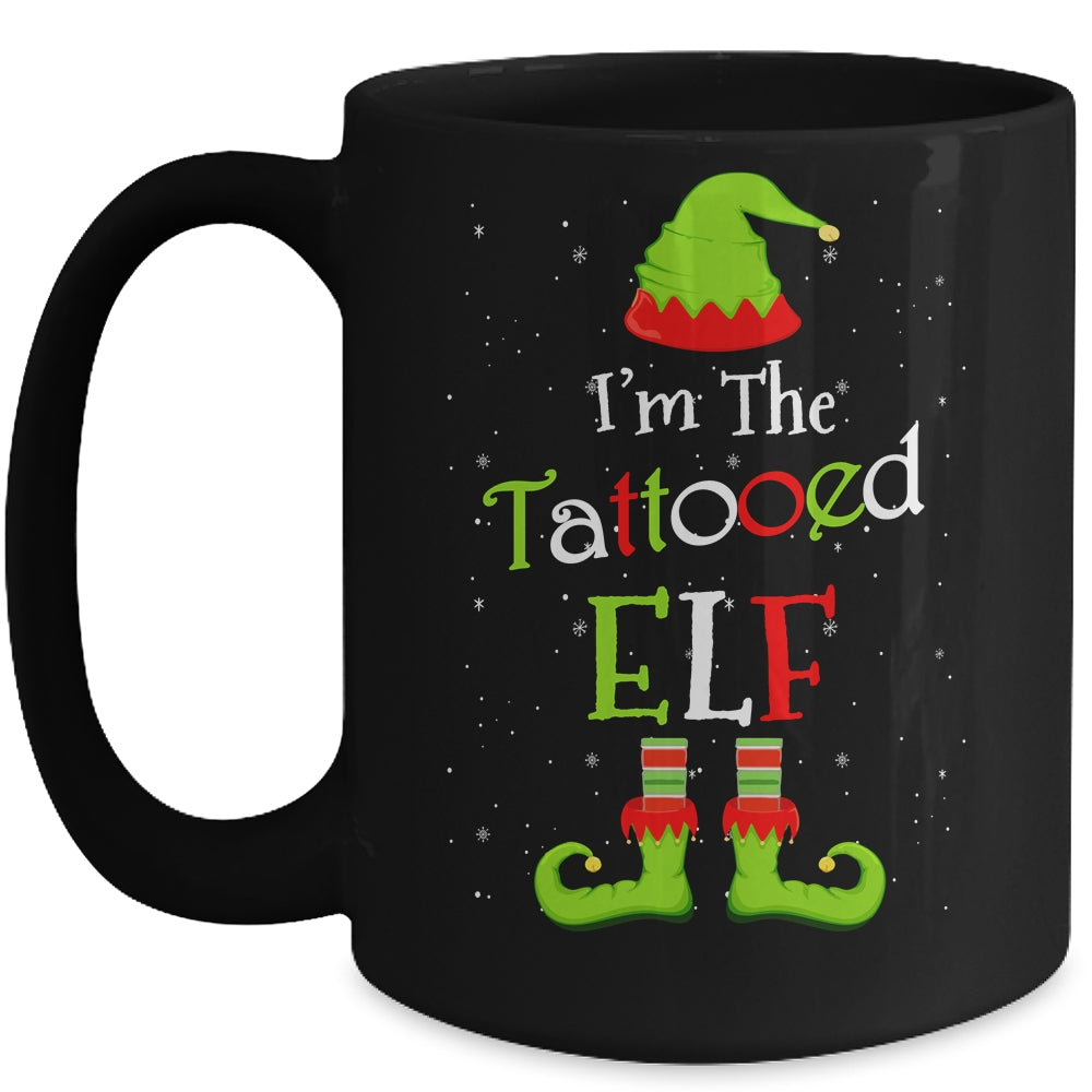 I'm The Tattooed Elf Family Matching Funny Christmas Group Gift Mug | siriusteestore