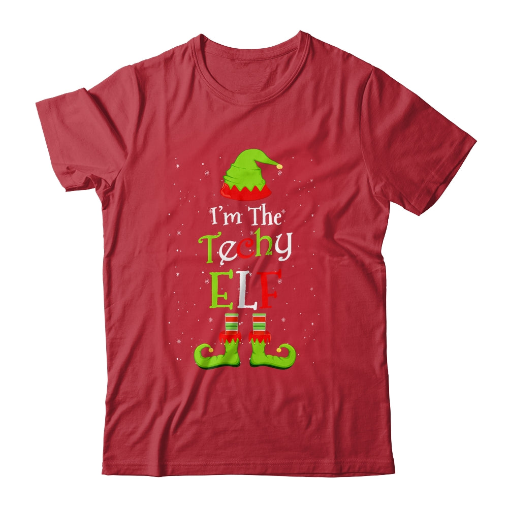 I'm The Techy Elf Family Matching Funny Christmas Group Gift Shirt & Sweatshirt | siriusteestore