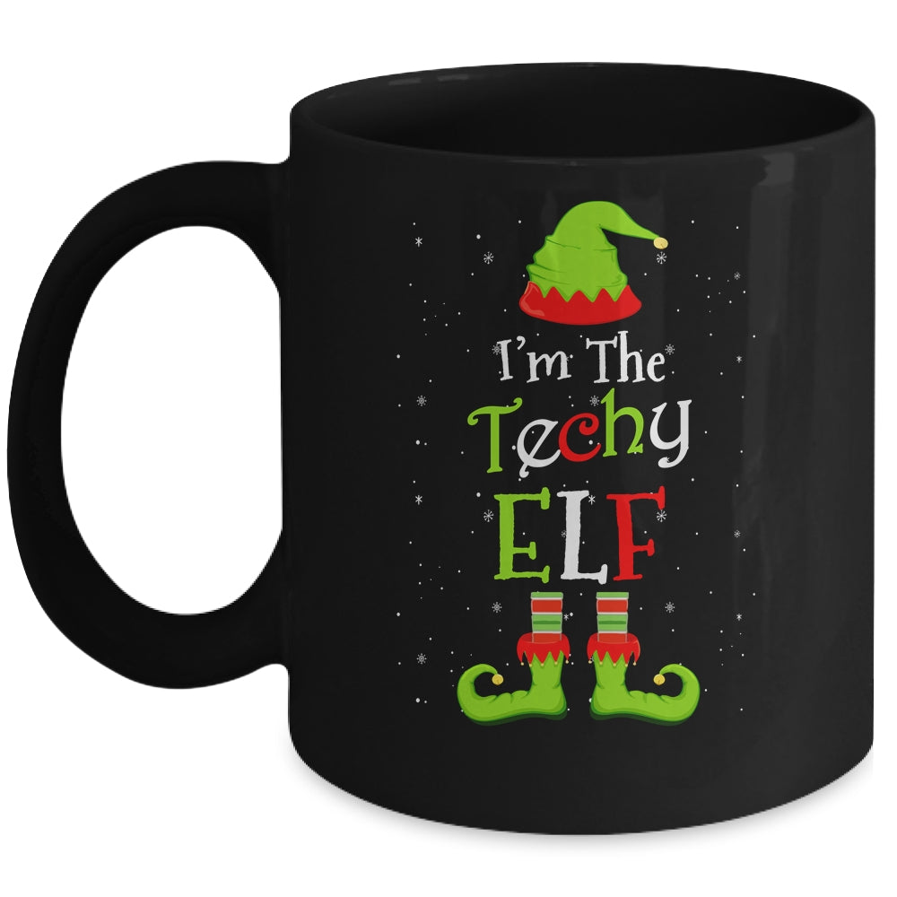 I'm The Techy Elf Family Matching Funny Christmas Group Gift Mug | siriusteestore