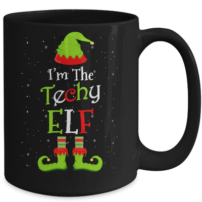 I'm The Techy Elf Family Matching Funny Christmas Group Gift Mug | siriusteestore