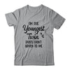 I'm The Youngest Twin Rules Don't Apply To Me Funny Siblings Shirt & Tank Top | siriusteestore