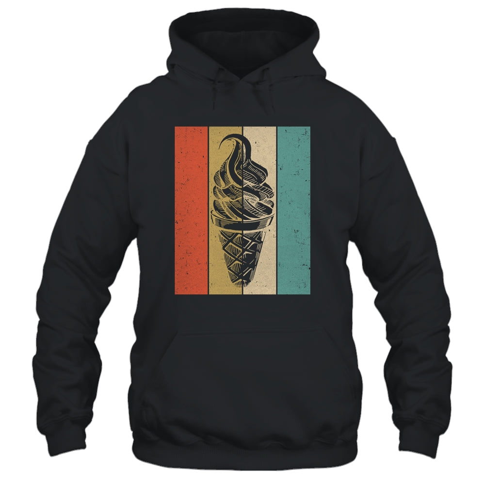 Ice Cream Cone Retro Vintage Ice Cream Lover Summer Vacation Shirt & Tank Top | siriusteestore