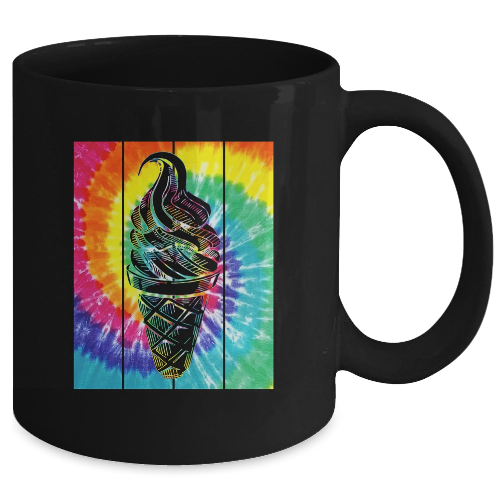 Ice Cream Cone Tie Dye Ice Cream Lover Summer Vacation Mug | siriusteestore